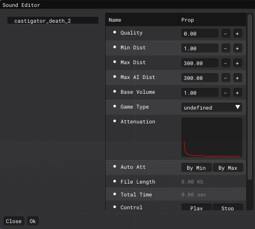 sound editor centered